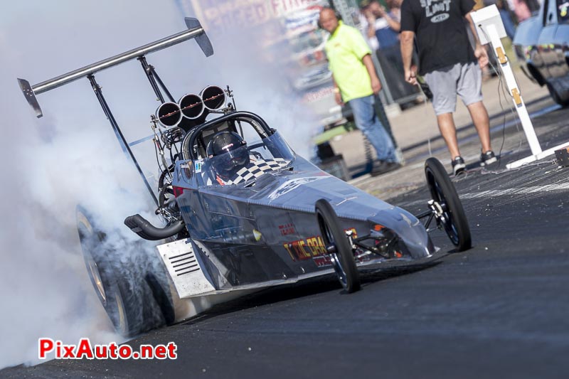 10e European Dragster , Burnout Rail Sebastien Lajoux