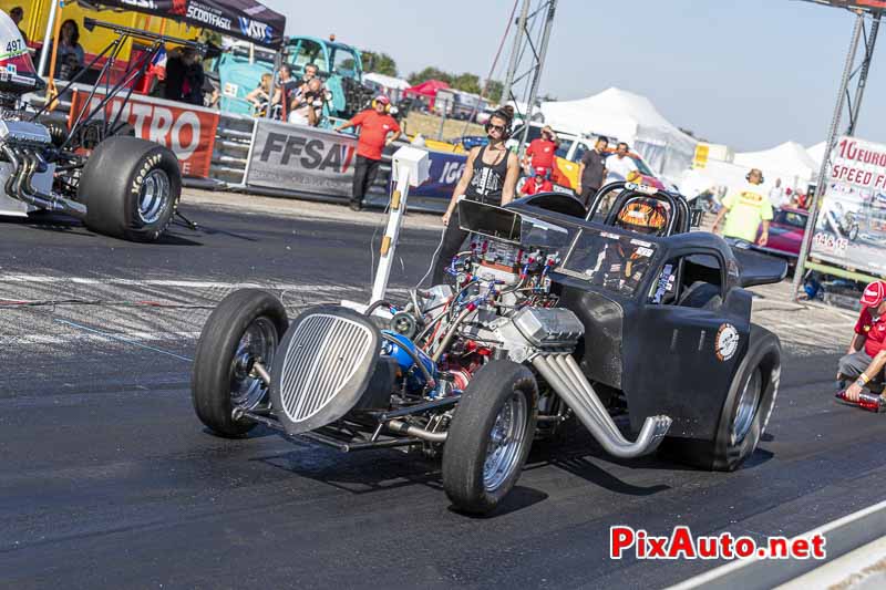 10e European Dragster, Run Stephane Jacquot Altered Topolino