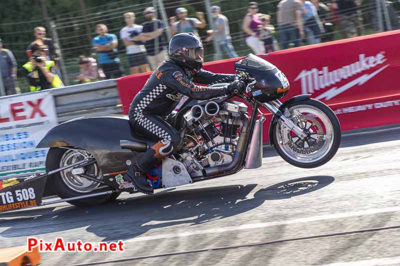 10e European Dragster, Wheeling Dragster Moto #508