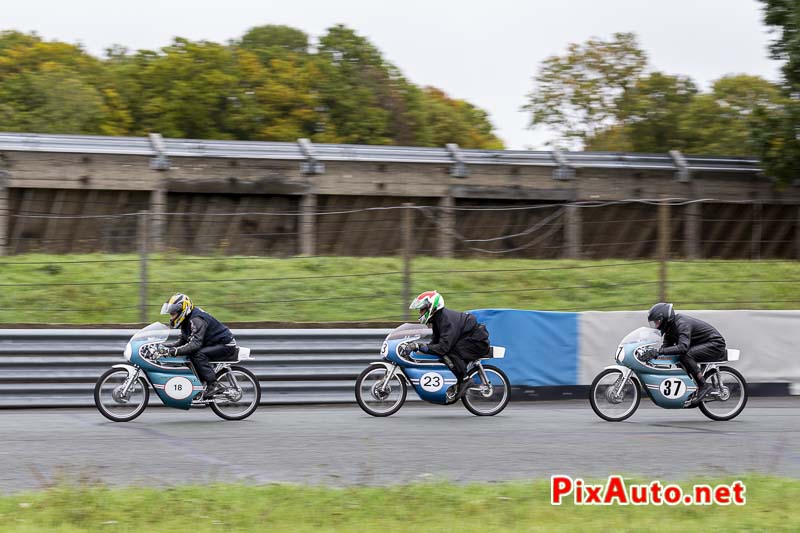 Autodrome Italian Meeting, les Cyclomoteurs Gitane-testi