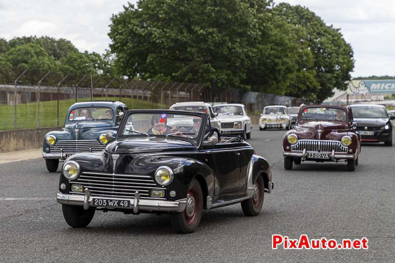 Liberté, Egalité, Roulez !, Peugeot 203 cabriolet et Decouvrable