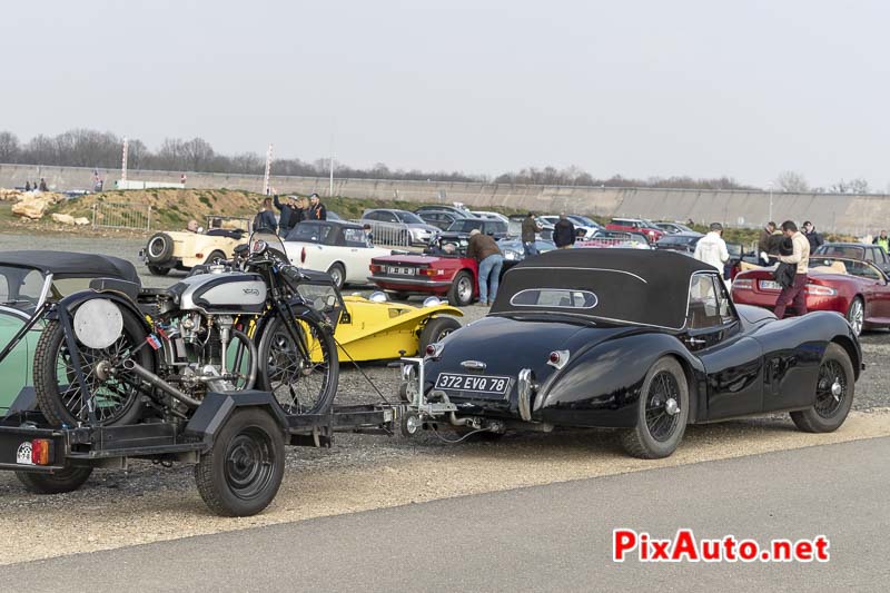 God-Save-the-Car 2019, Jaguar XK 120 et Moto Norton