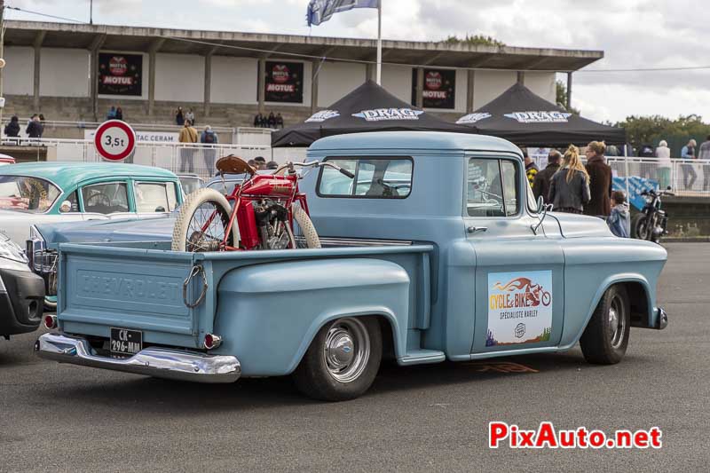 US Motor Show, Pick-up Chevrolet et Board-track Indian