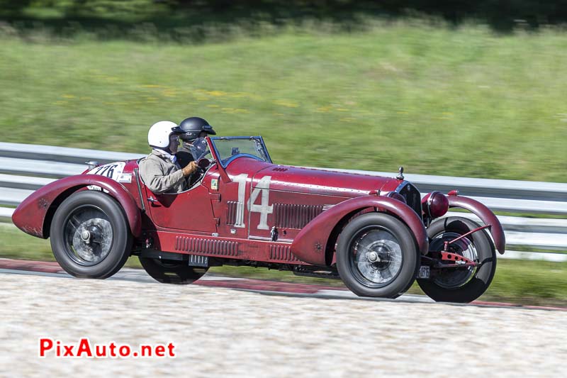 Vintage Revival Montlhery 2019, Alfa Romeo 6c Corsa Spider