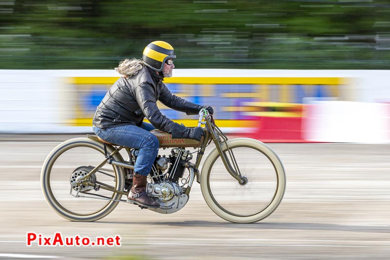 Vintage Revival Montlhery 2019, Harley-davidson 1000cc 8 Valves 1916