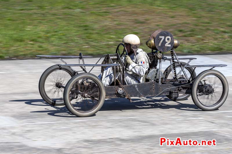 Vintage Revival Montlhery 2019, Mauve Elfe Anzani 1100cc