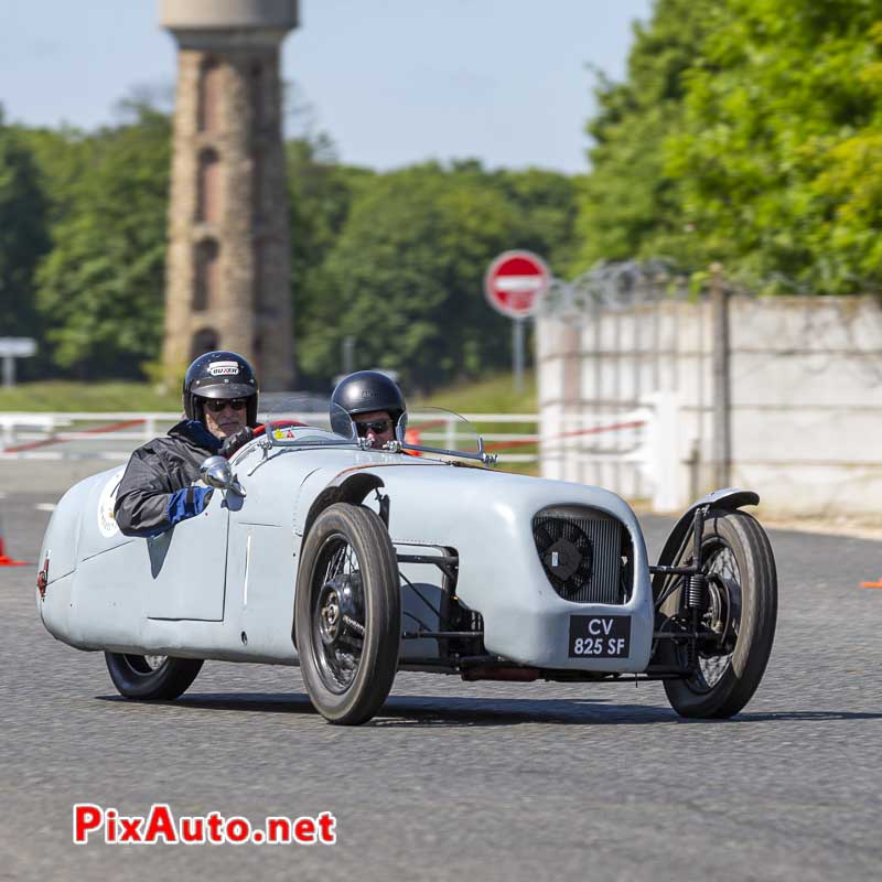 Vintage Revival Montlhery 2019, Morgan F2 Dellow Course 1937