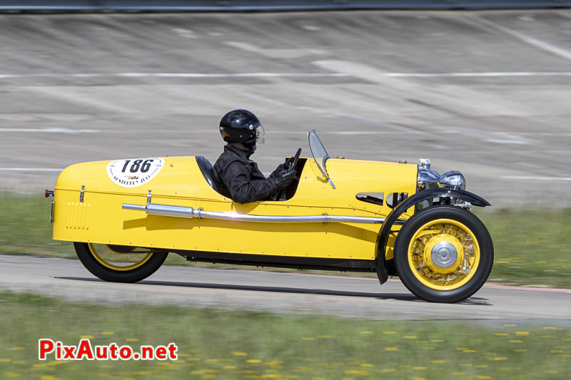 Vintage Revival Montlhery 2019, Morgan Super Sport Beetleback 1934