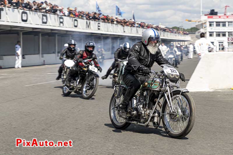 Vintage Revival Montlhery 2019, New-map D50 500cc 1935