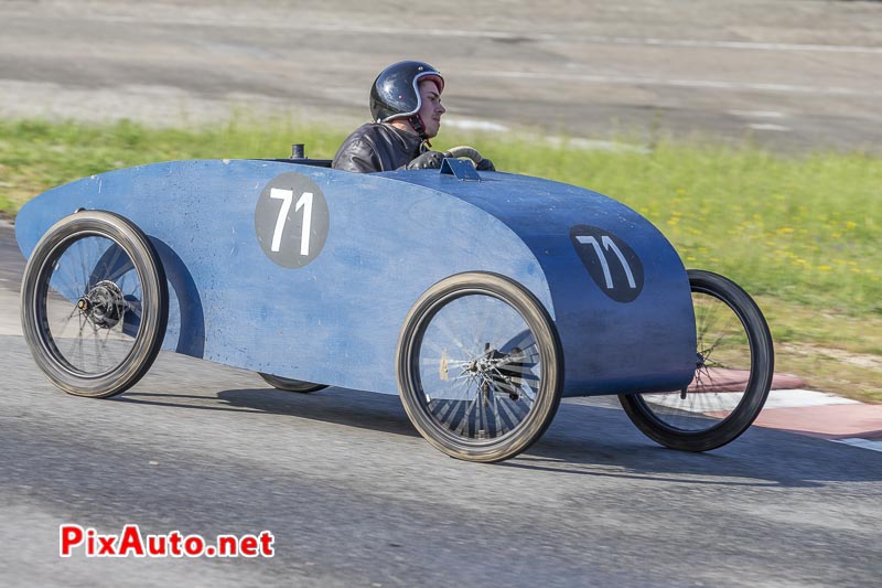 Vintage Revival Montlhery 2019, Tank Charle Mochet 125cc 1931