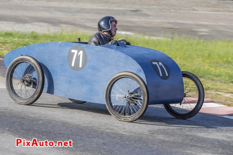 Vintage Revival Montlhery 2019, Tank Charle Mochet 125cc 1931