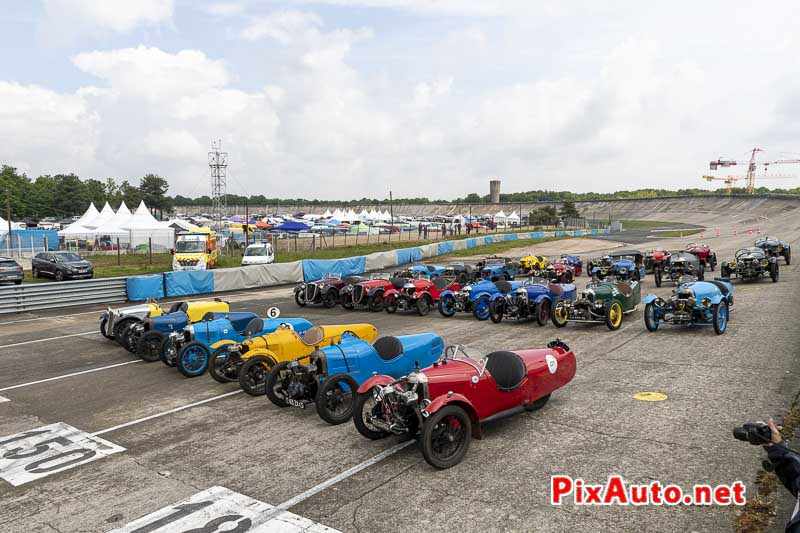 Vintage Revival Montlhery 2019, Tricyclecar Morgan et Darmont