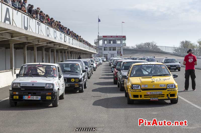 8e Youngtimers Festival, Grille Depart Plateau Auto