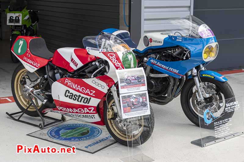 Coupes Moto Legende 2019, Yamaha 250tz et Suzuki Gs1000r