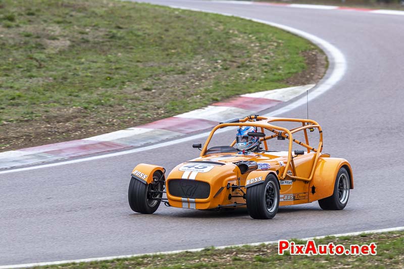 Dijon Motors Cup, CSCC Modern, #45 Caterham 7 Christian Pittard