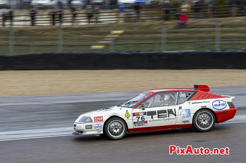 Dijon Motors Cup, Colmore YTCC, #76 Renault-alpine V6 Gta Turbo