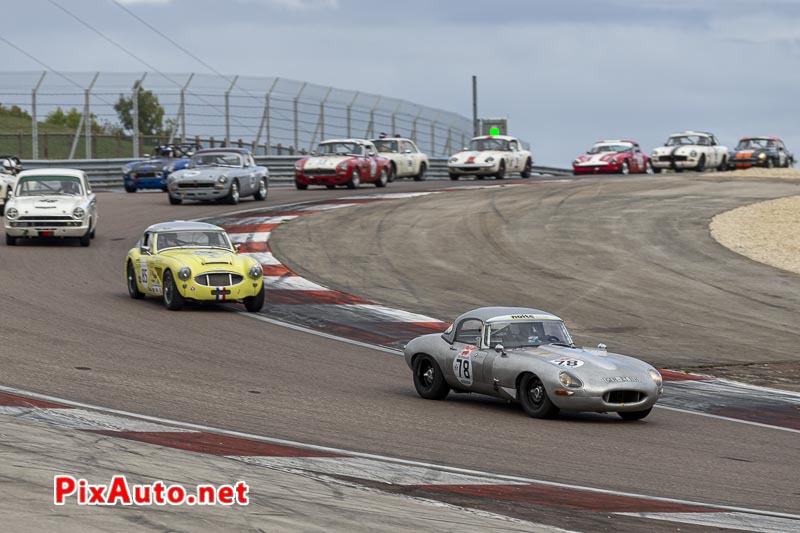 Dijon Motors Cup, British HTGT, #78 Jaguar E Type