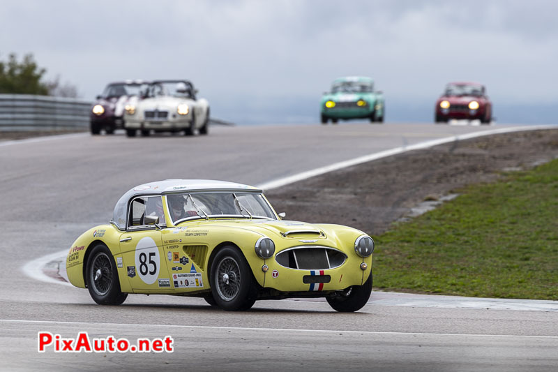 Dijon Motors Cup, British HTGT, #85 Austin Healey Visser Cor