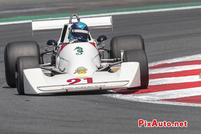 Grand Prix De France Historique, #21 Hesketh 308c Andrew Haddon