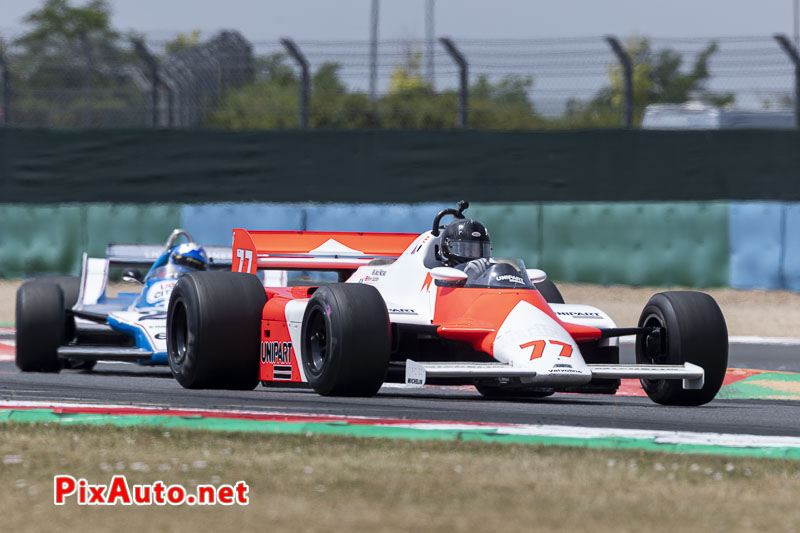 Grand Prix De France Historique, #77 McLaren Mp4/1 James Hartley