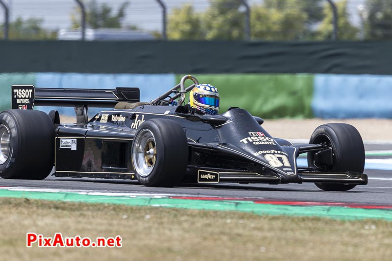 Grand Prix De France Historique, #87 Lotus 87B Jonathan Holtzman