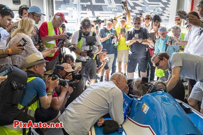 Grand Prix De France Historique, Bousculade autour de Jacques Lafitte