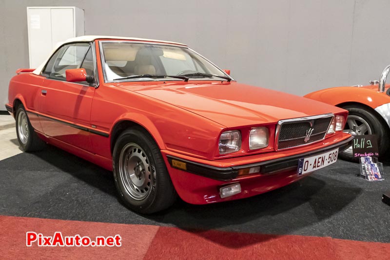 Salon Interclassics Brussels, Maserati Bi-turbo Spyder By Zagato