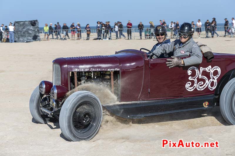 Normandy Beach Race, Ford A Roadster #358