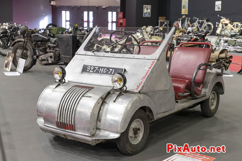 44e Salon Retromobile, biscooter Voisin-gnome et Rhone