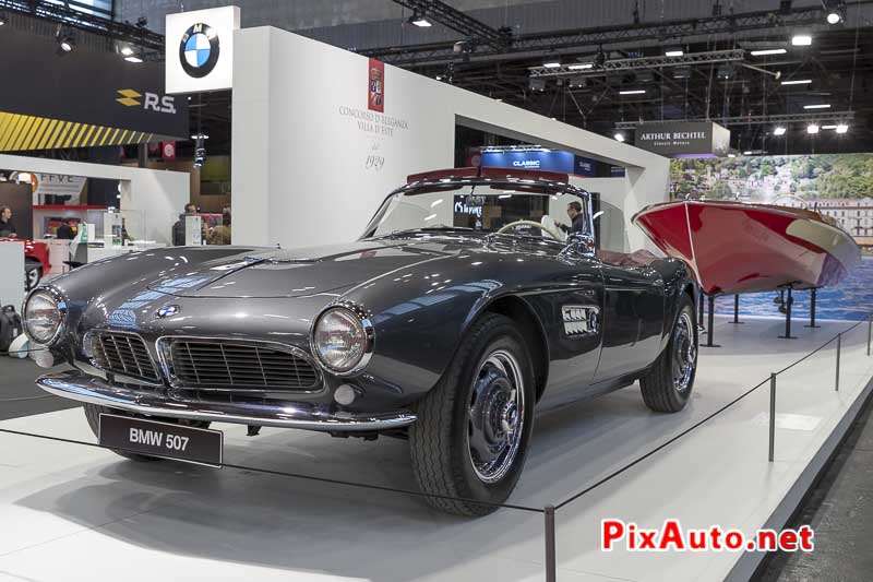 44e Salon Retromobile, BMW Roadster et Canot 507