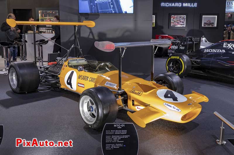 44e Salon Retromobile, F1 McLaren M7c-01 1969