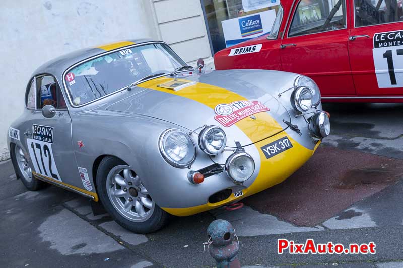 Rallye De Monte-Carlo Historique, Porsche 356b coupe N172