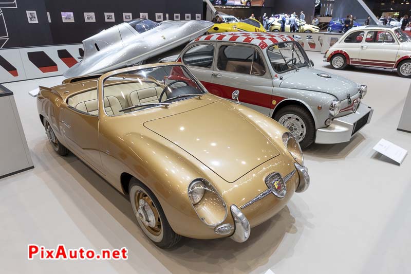 Salon De Geneve, Abarth 750 Spider par Zagato