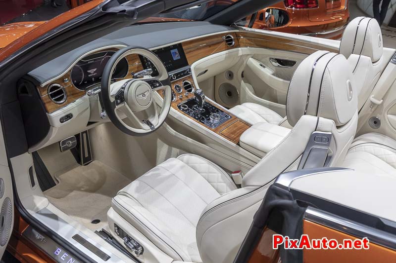 Salon De Geneve, Habitacle Bentley Continental GT Convertible
