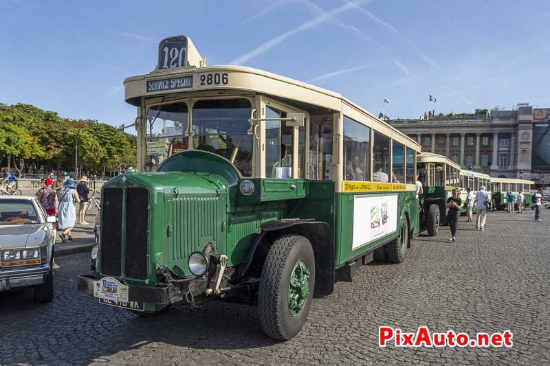 Traversee De Paris Estivale, Autobus de Collecton