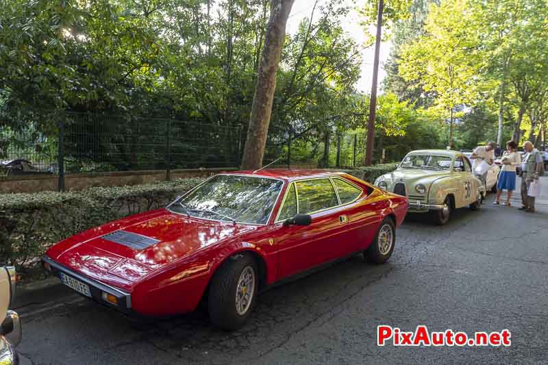 Traversee De Paris Estivale, Dino 308 GT4 et Saab 93