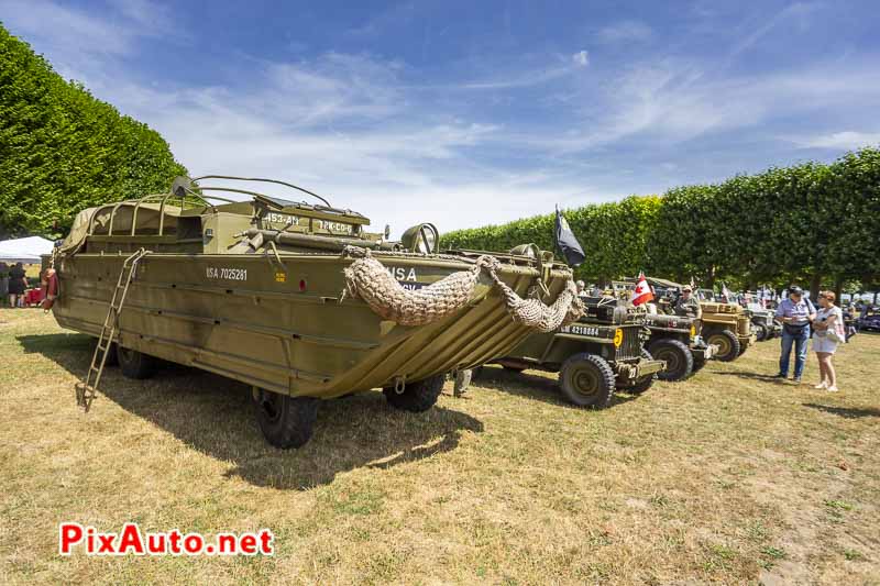Traversee De Paris Estivale, Gmc Dukw Vehicule Militaire Amphibie