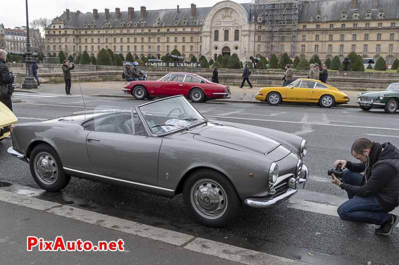 19e Traversee De Paris Hivernale, Alpha Romeo 1600 Spider