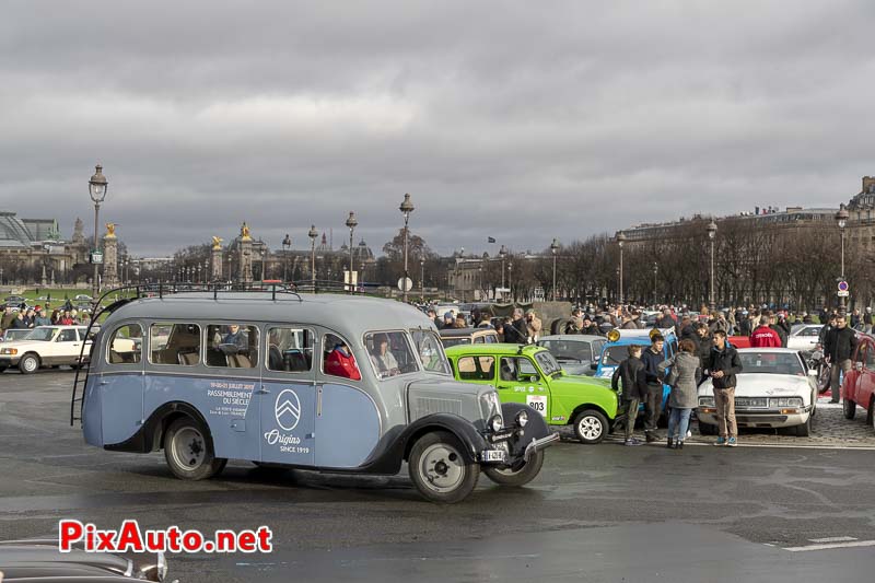 19e Traversee De Paris Hivernale, Autocar Citroen U23