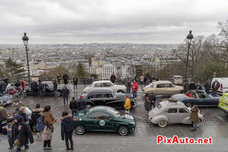 19e Traversee De Paris Hivernale, Butte Montmartre