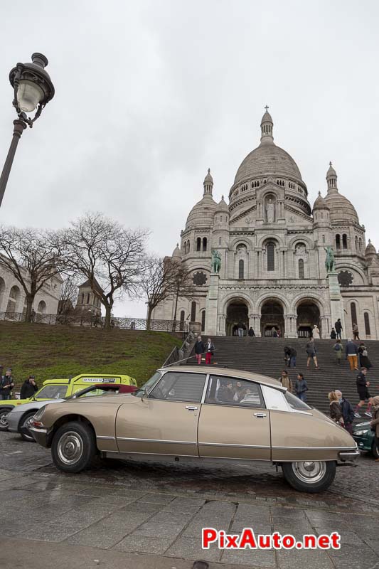 19e Traversee de Paris Hivernale, Citroen DS Basilique Sacre Coeur