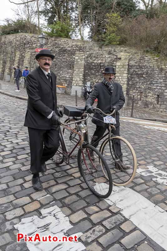 19e Traversee De Paris Hivernale, Dupond et Dupont A Velo