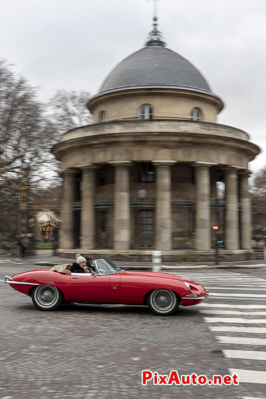 19e Traversee De Paris Hivernale, Jaguar Type E Cabriolet
