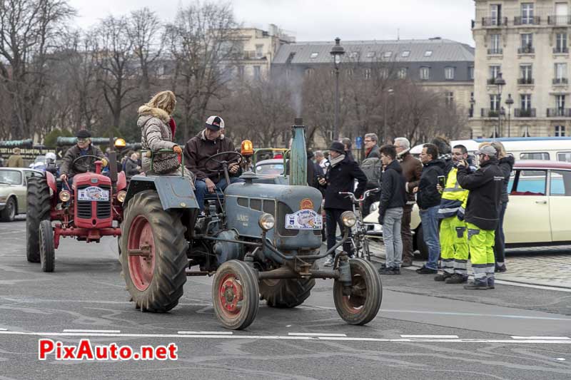 19e Traversee De Paris Hivernale, Tracteur Lanz Bulldog