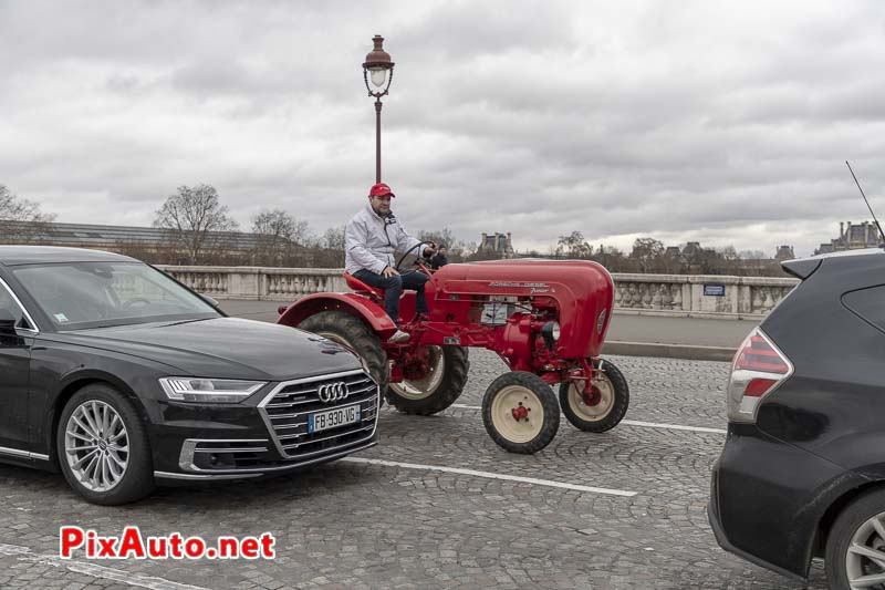 19e Traversee De Paris Hivernale, Tracteur Porsche Junior