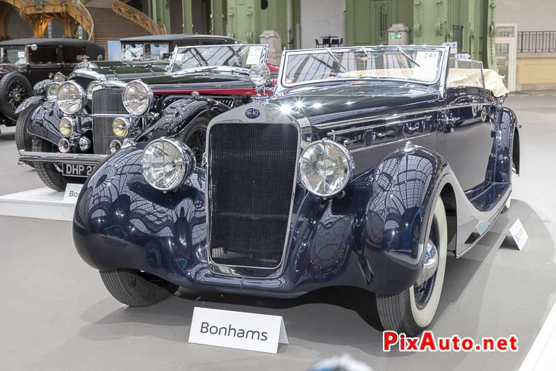 Vente Bonhams Retromobile, Delage D8 120 cabriolet Mylord