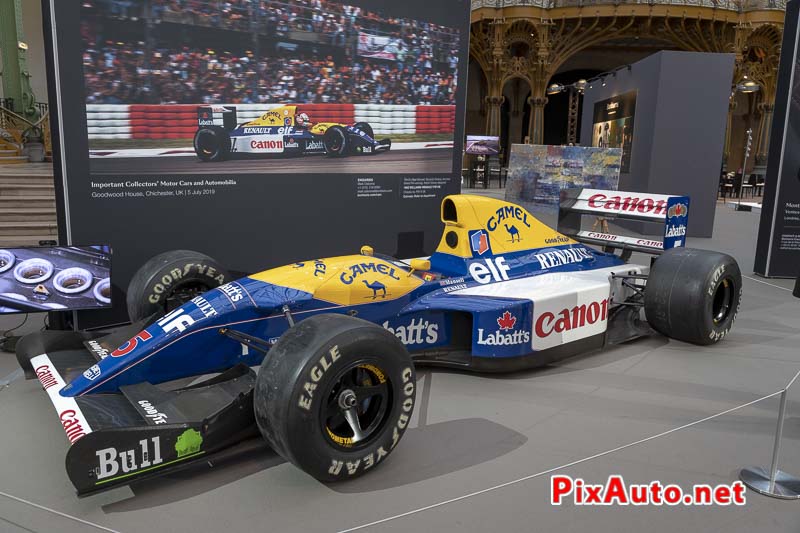 Vente Bonhams Retromobile, F1 Williams-Renault Nigel Mansell