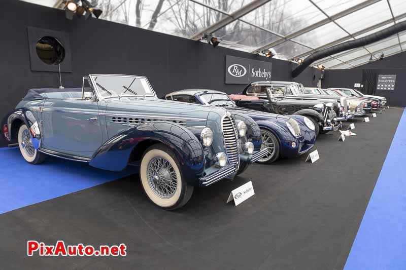 Vente RM Sotheby's Paris 2019, Delahaye 135m cabriolet By Guillore