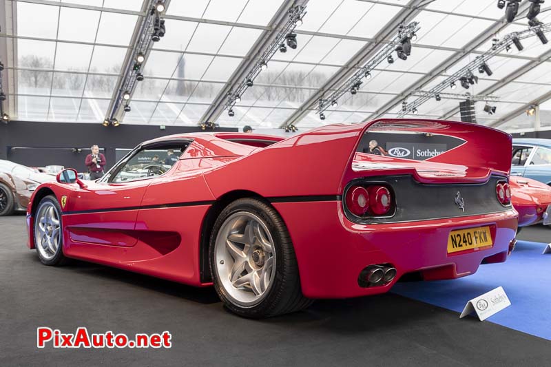 Vente RM Sotheby's Paris 2019, Ferrari F50 Arriere