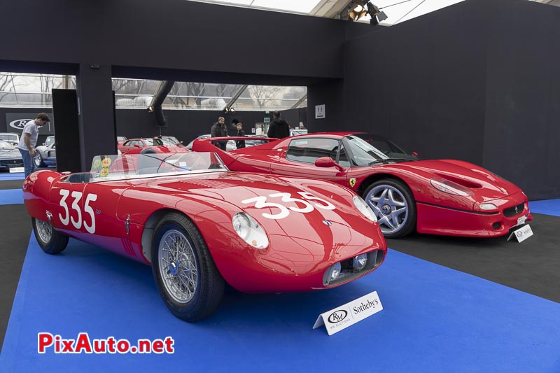 Vente RM Sotheby's Paris 2019, Osca Mt4-2AD et Ferrari F50